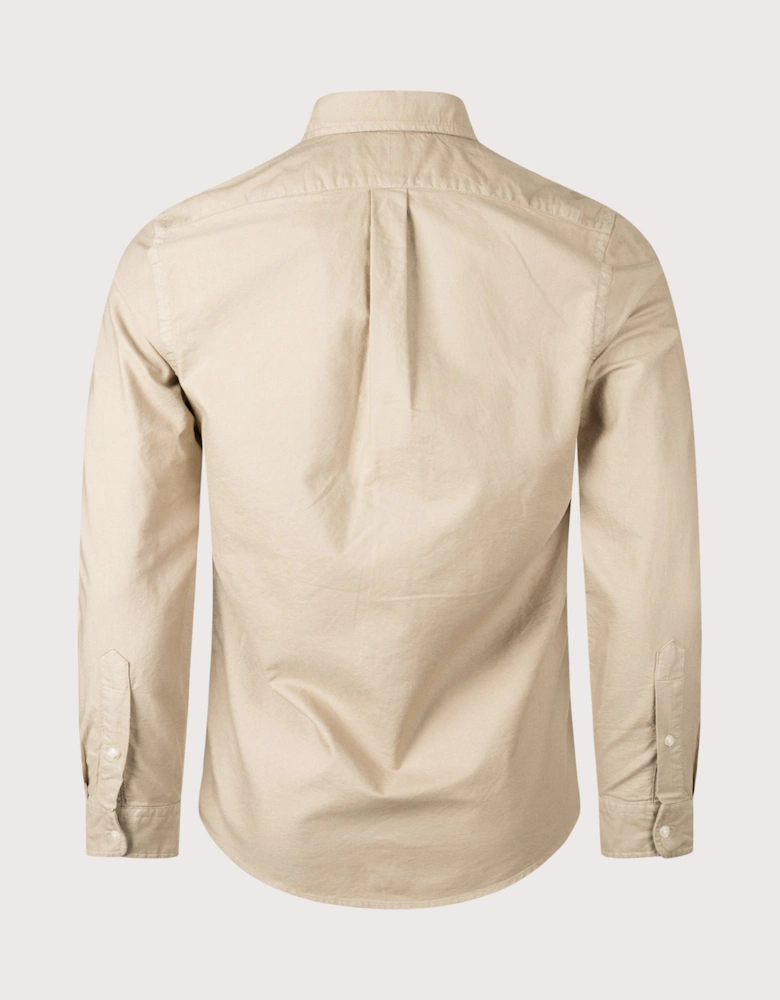 Slim Fit Garment-Dyed Oxford Shirt