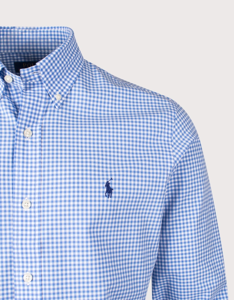 Custom Fit Stretch Poplin Shirt