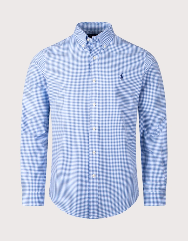 Custom Fit Stretch Poplin Shirt