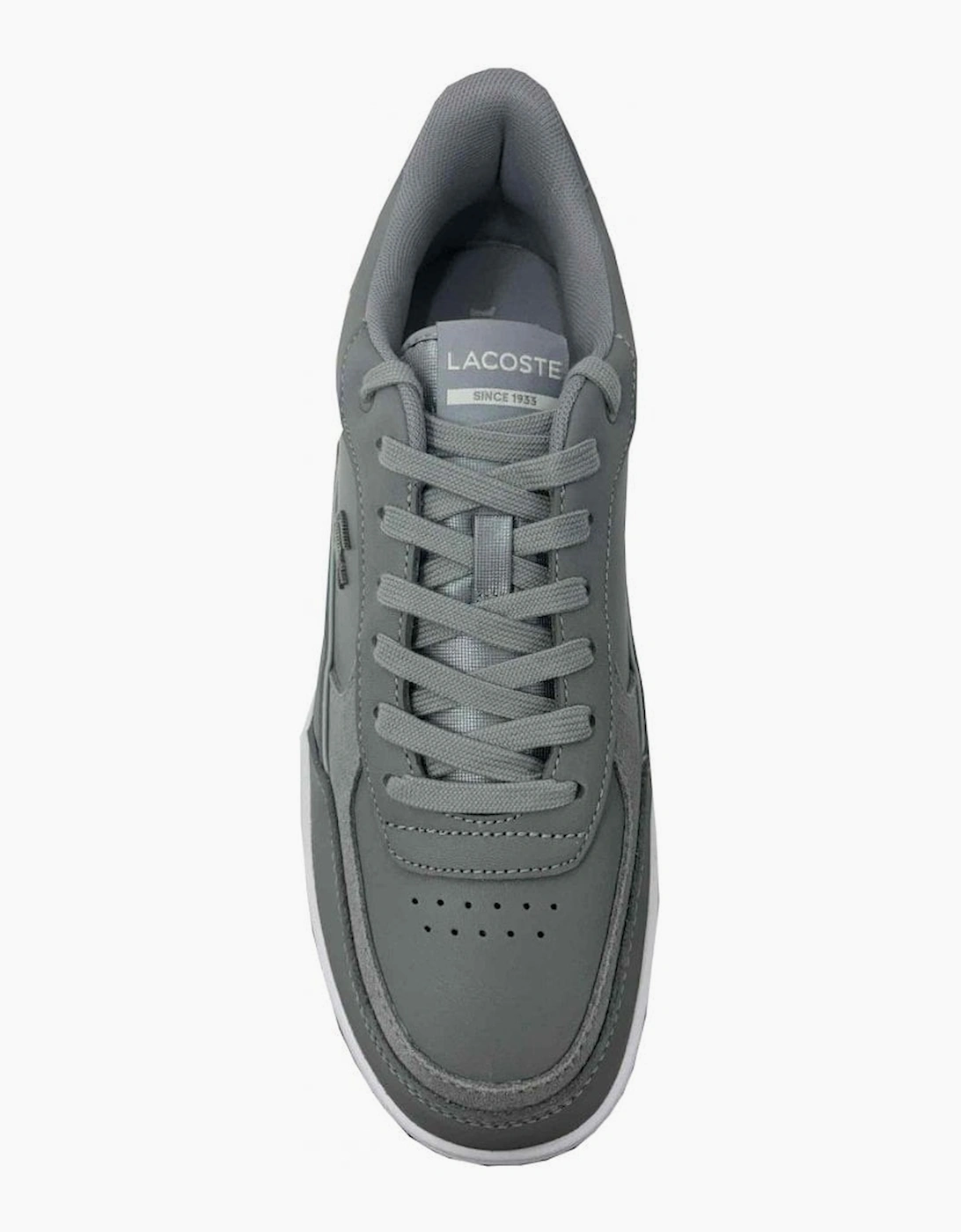Men's Grey L001 Ace Leather Trainers