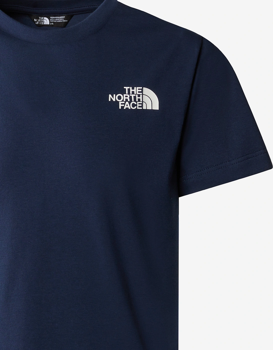 Kids Simple Dome T-Shirt in Navy