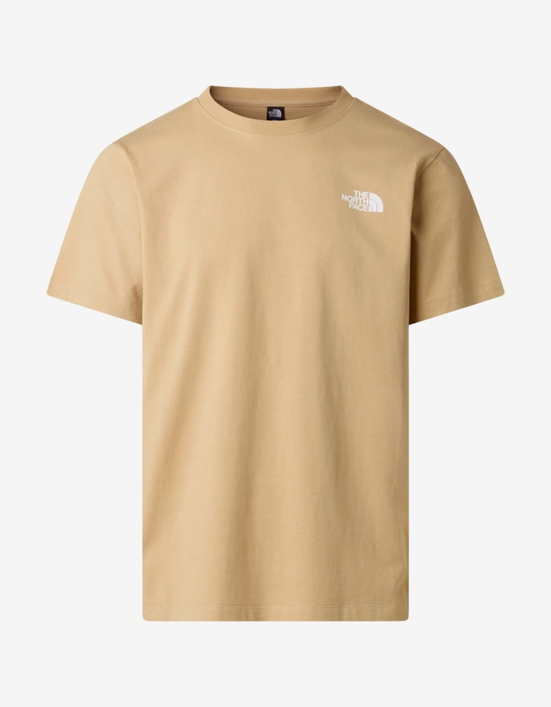 Boys Denali Print T-Shirt in Beige