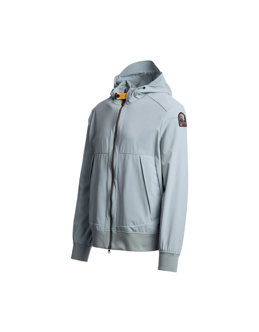 Abner Steel Blue Hooded Jacket