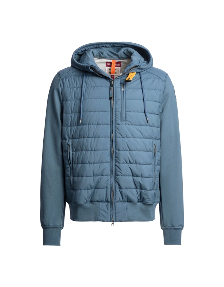 Parajumpers Ivor Marine Blue Zip Up Hooded Jacket