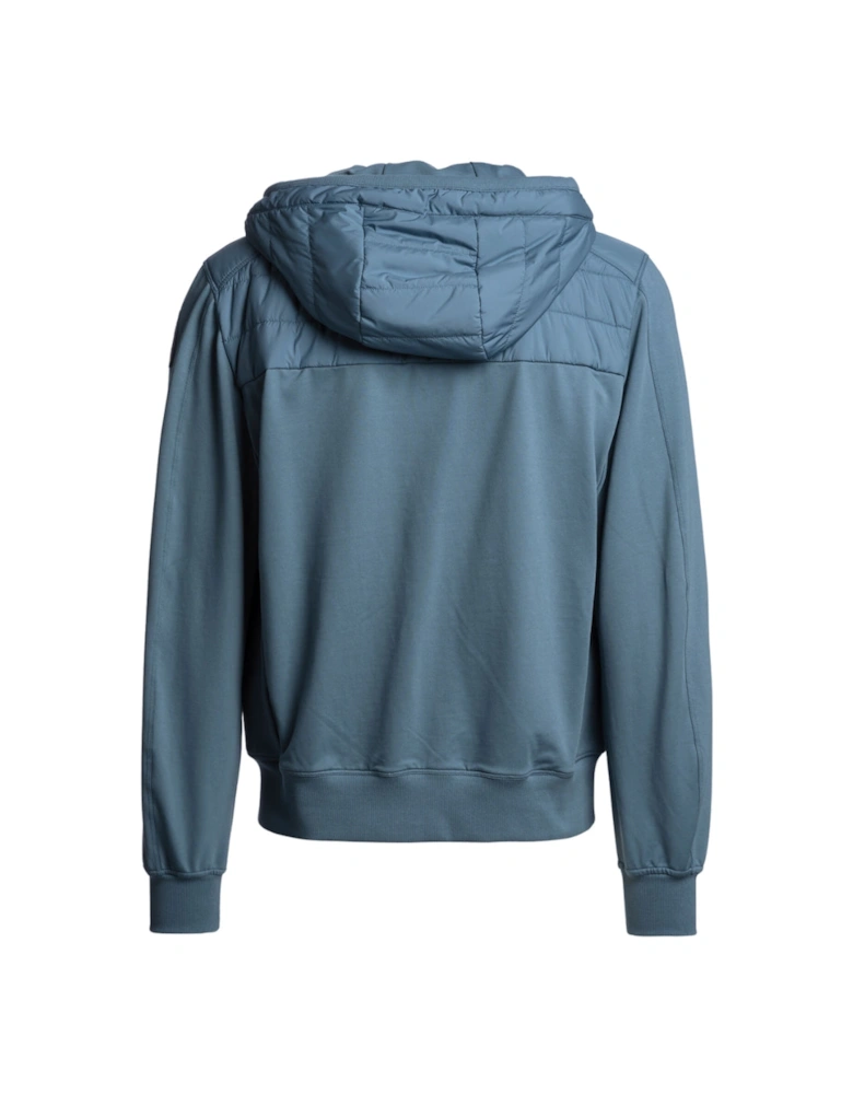 Parajumpers Ivor Marine Blue Zip Up Hooded Jacket