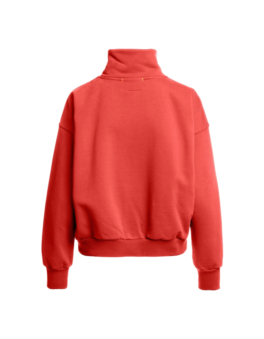 Zendaya Cherry Red Half Zip Sweatshirt