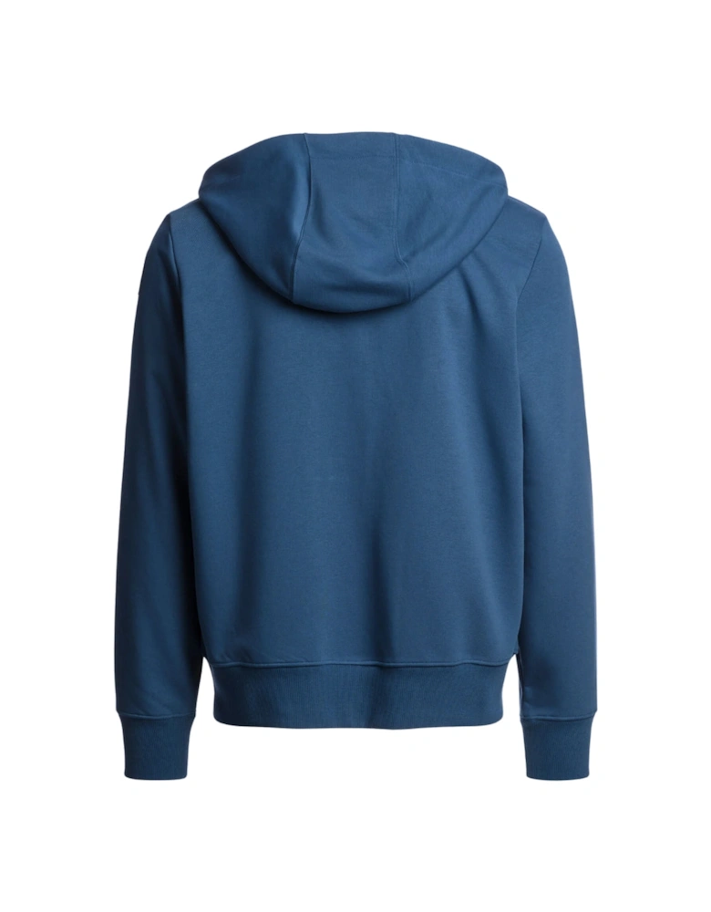 Charlie Easy True Blue Zip Up Hoodie