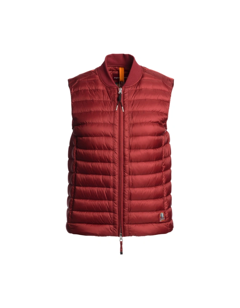 Rosanna Dark Carmine Red Down Gilet