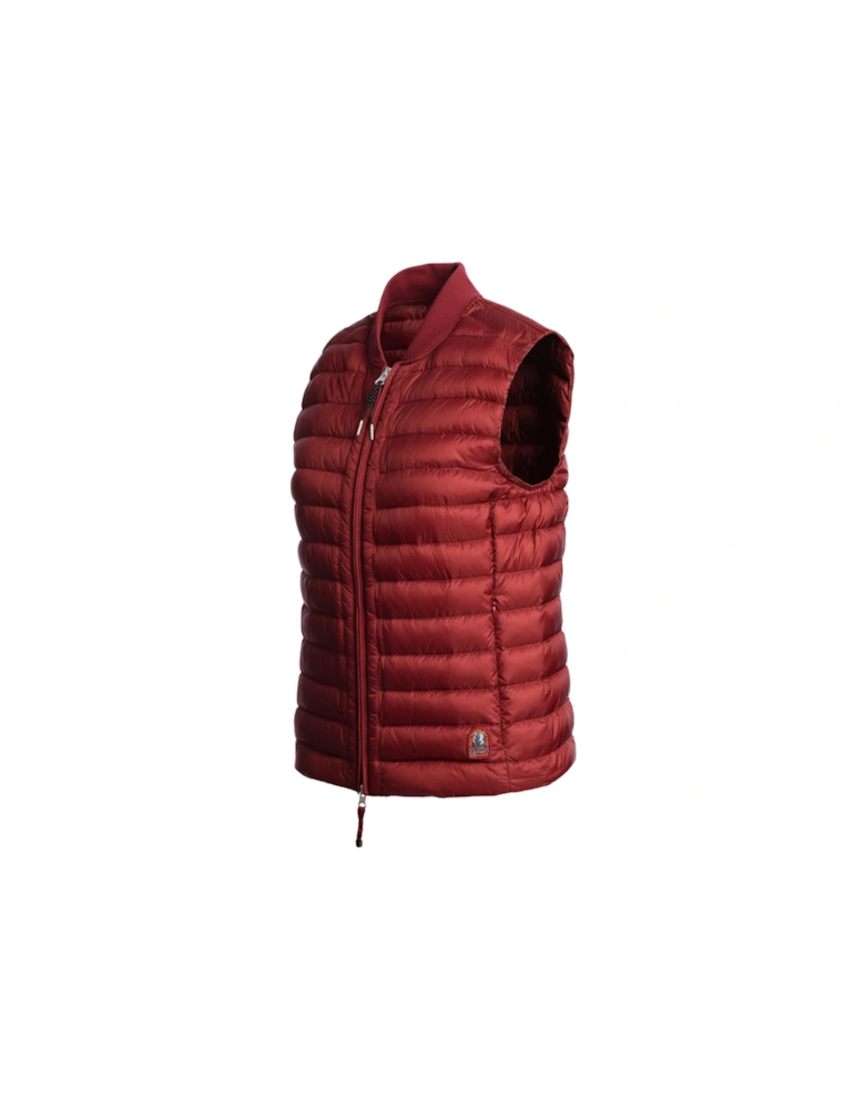 Rosanna Dark Carmine Red Down Gilet