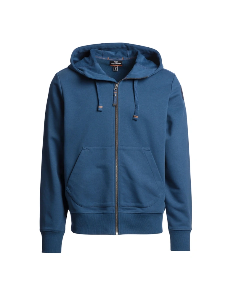 Charlie Easy True Blue Zip Up Hoodie