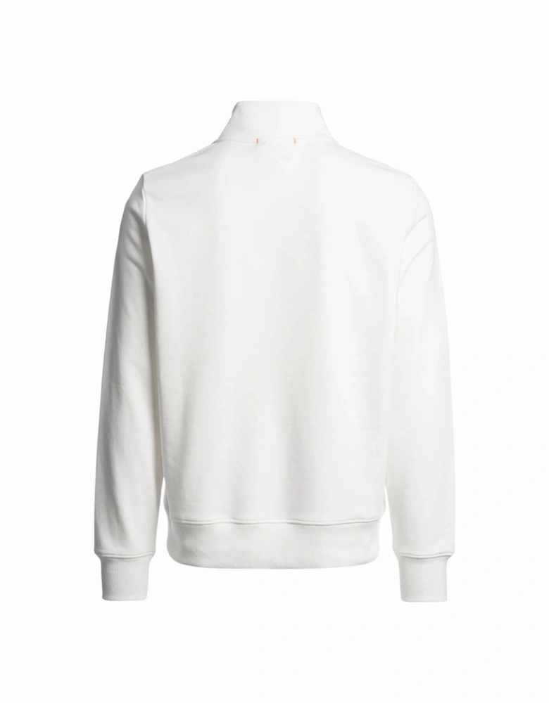 Broad Peak White Half Zip Sweatshirt