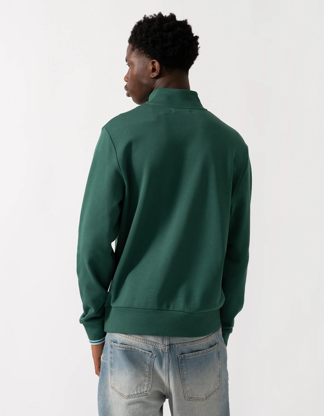 M3574 Half Zip Sweatshirt - Sport Green / Blue