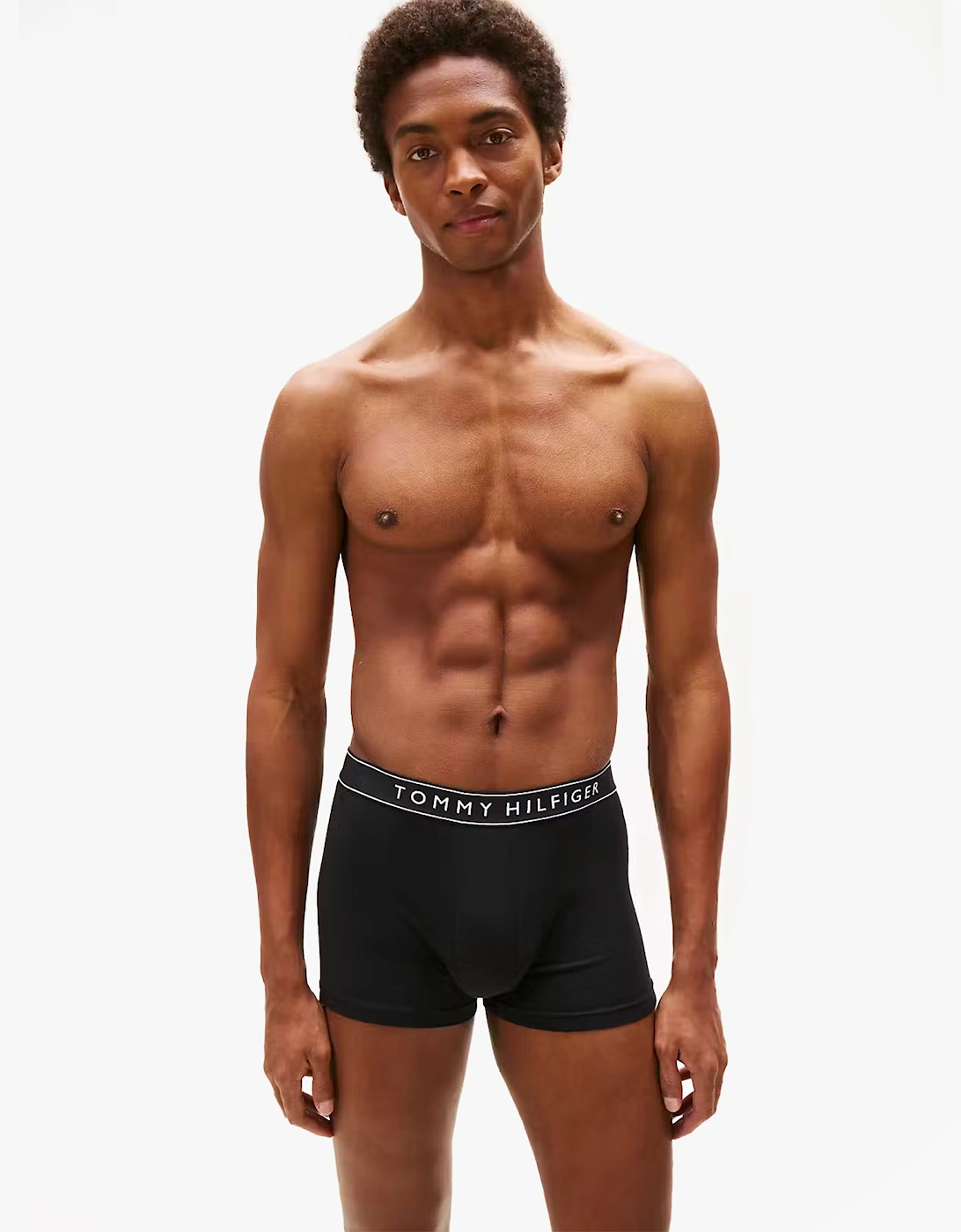 Mens 3 Pack Trunks Grey/Black/White