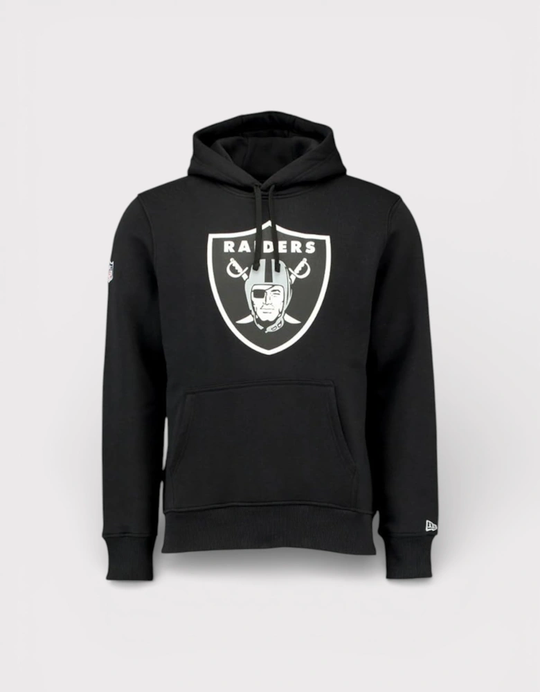 NFL Raiders Hoodie Black White