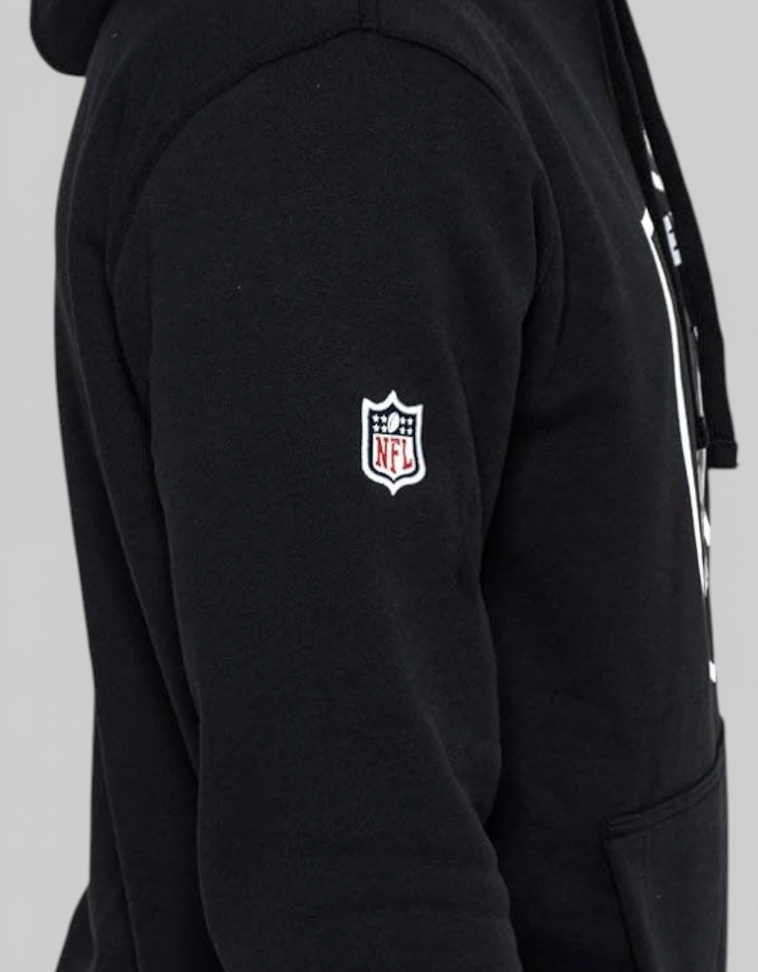 NFL Raiders Hoodie Black White