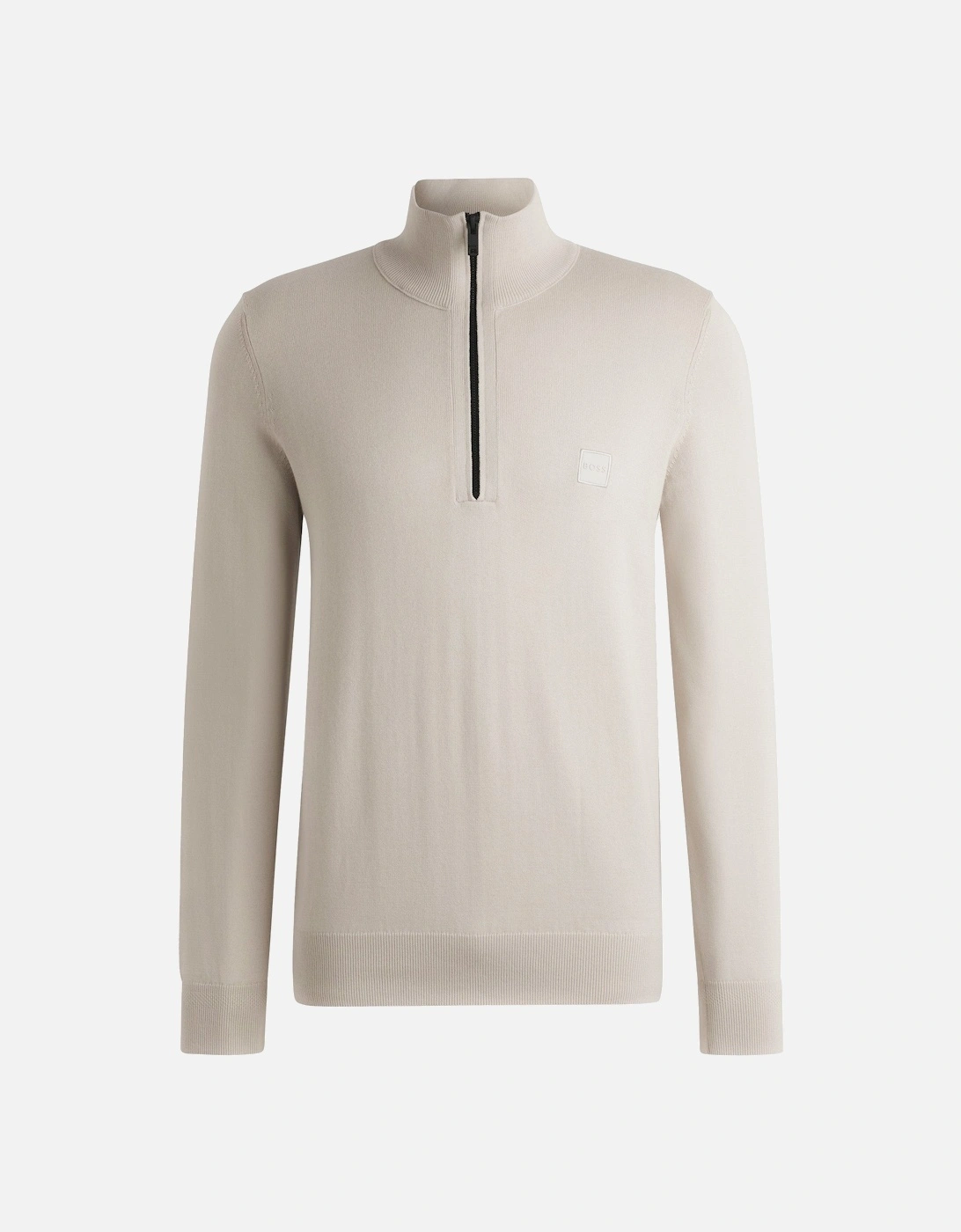 Boss Kanobix S Quarter Zip Knitted Sweater, 2 of 1