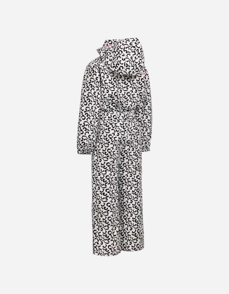 Girls Heysen Leopard Print Ski Suit