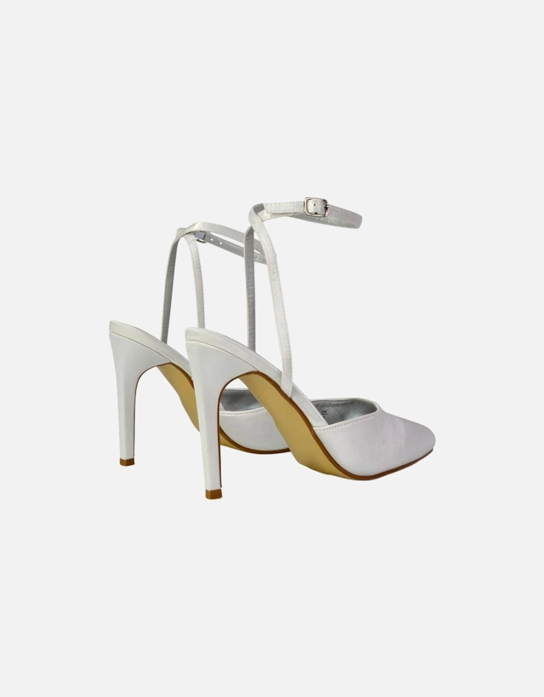 Womens/Ladies Liliane Satin Two Part Court Shoes