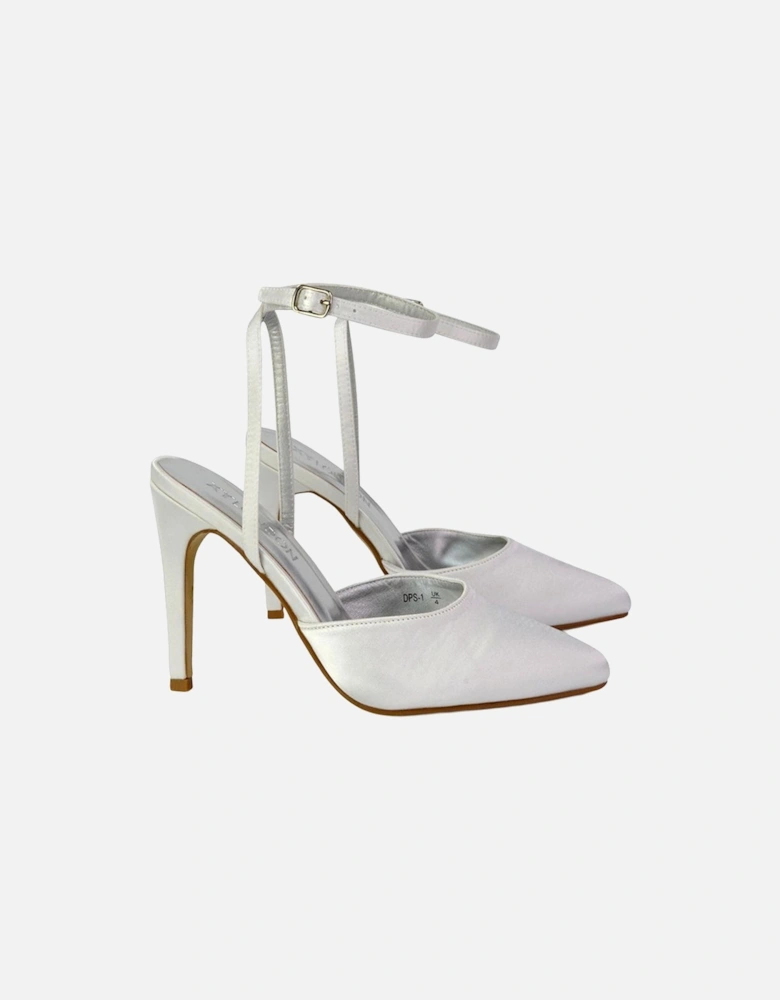 Womens/Ladies Liliane Satin Two Part Court Shoes