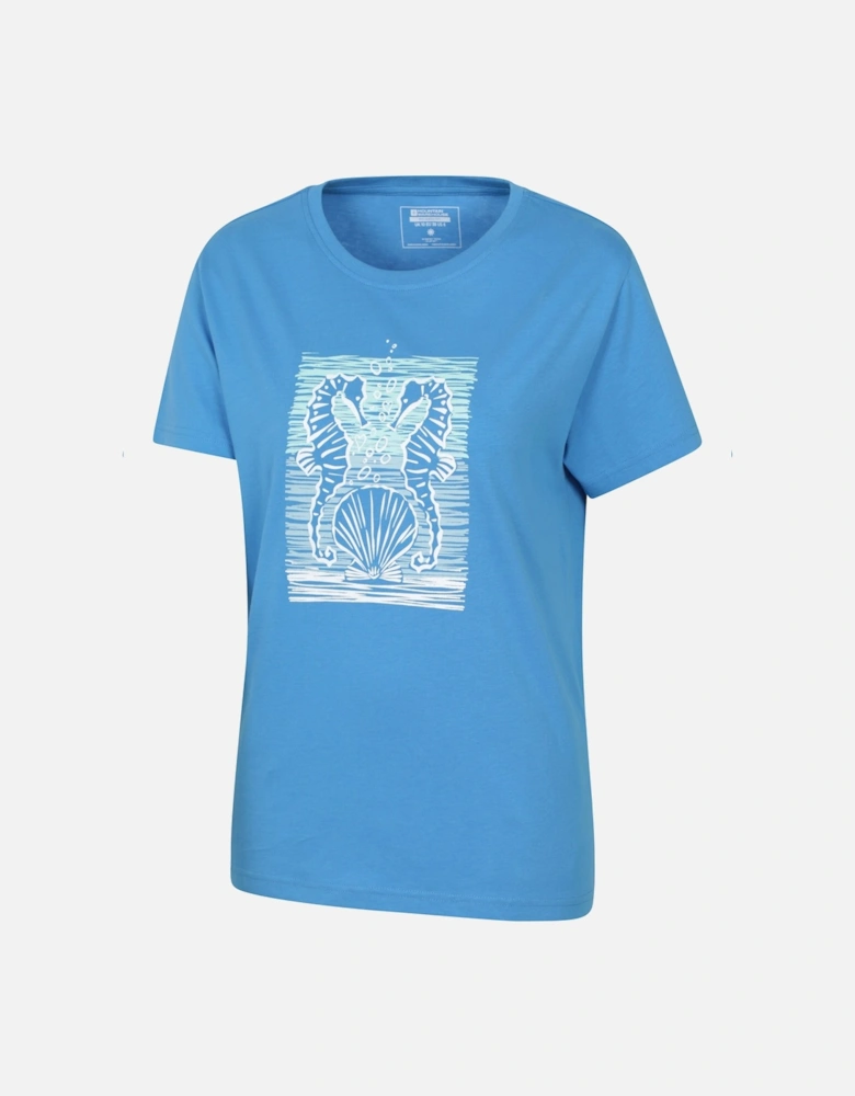 Womens/Ladies Seahorse Relaxed Fit T-Shirt