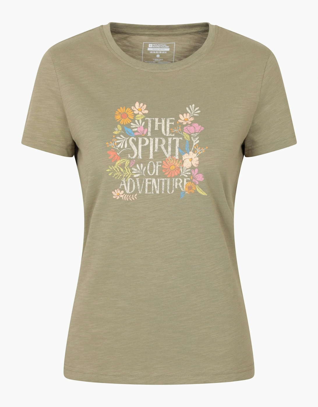 Mountain Warehouse Women's Mountain Warehouse Womens/Ladies Spirit Of Adventure Printed T-Shirt - Green