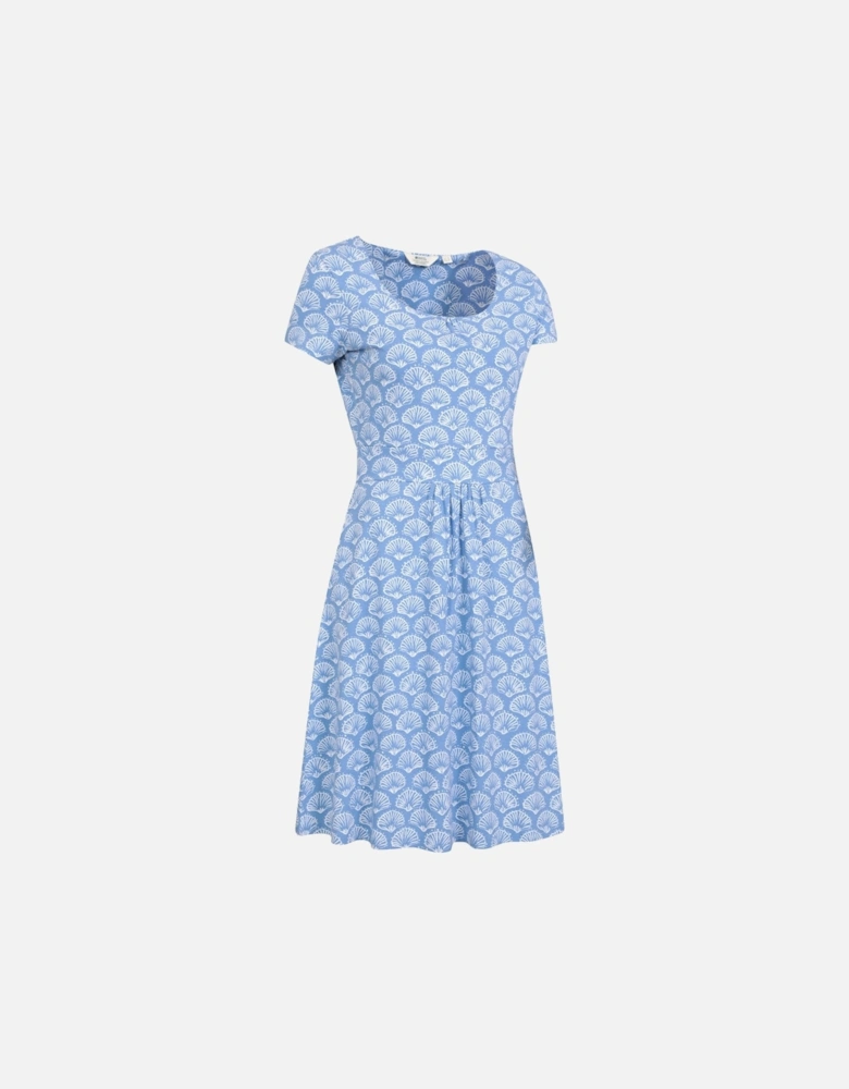 Womens/Ladies Orchid Seashells UV Protection Midi Dress