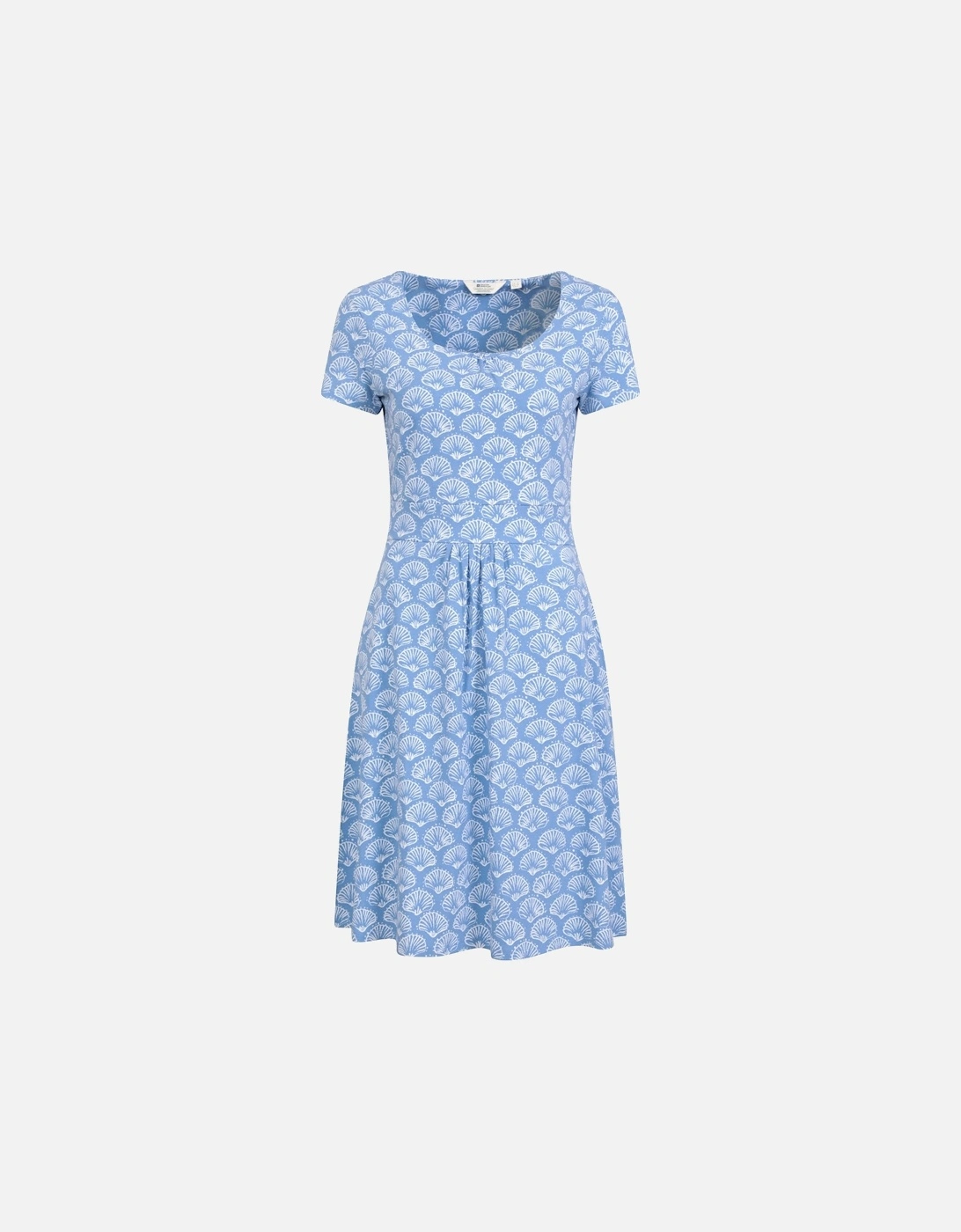 Womens/Ladies Orchid Seashells UV Protection Midi Dress, 5 of 4