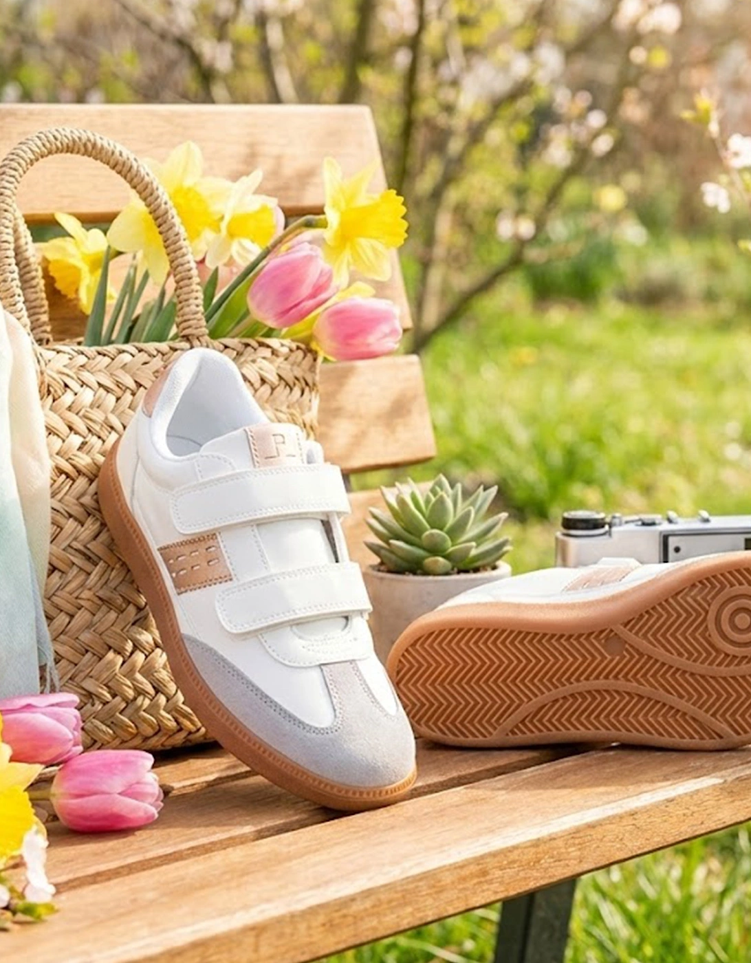 REANA Womens Trainers White