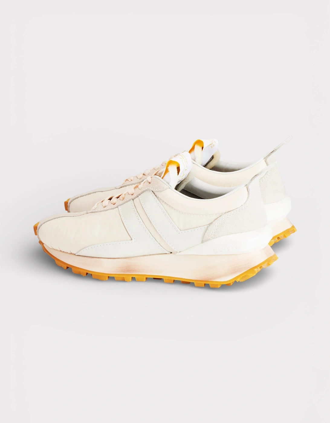 Nylon Bumper Sneaker 130th Anniversary Beige