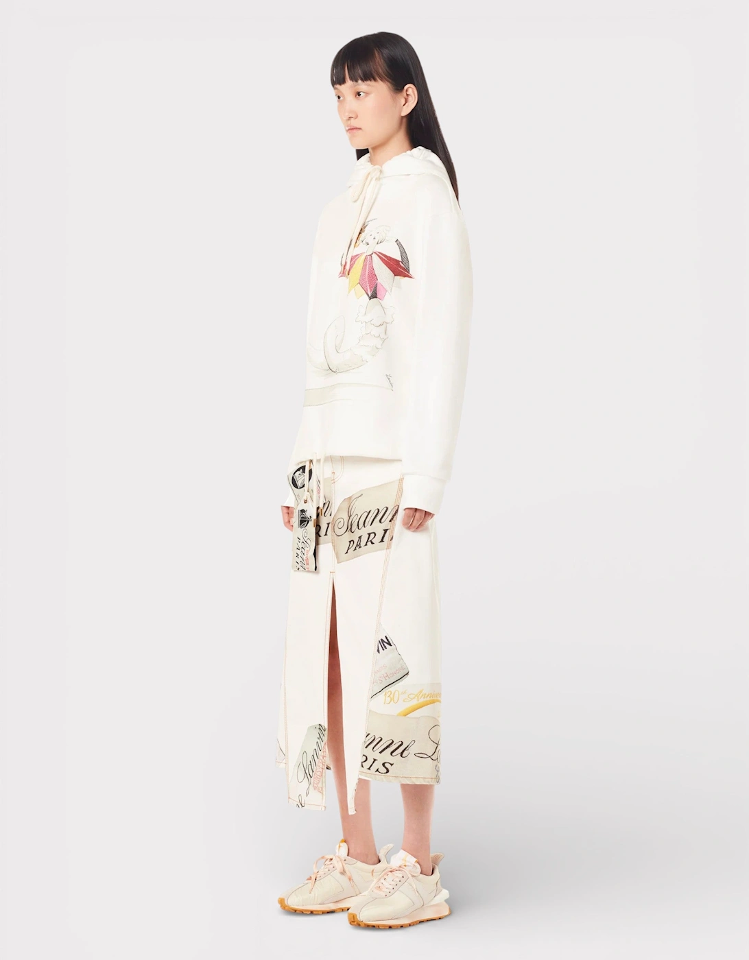 Nylon Bumper Sneaker 130th Anniversary Beige