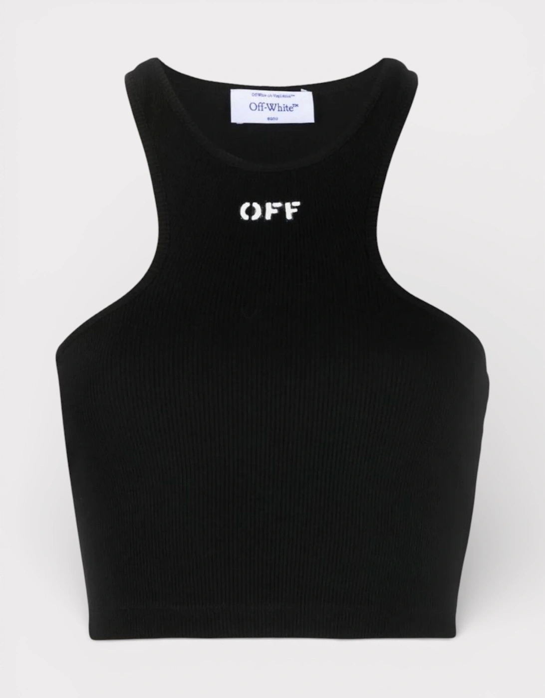 Off Stamp Rib Rowing Top Black, 3 of 2