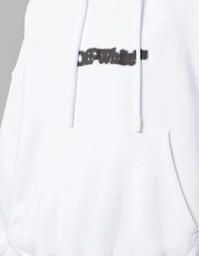 Blurr Book Over Hoodie White