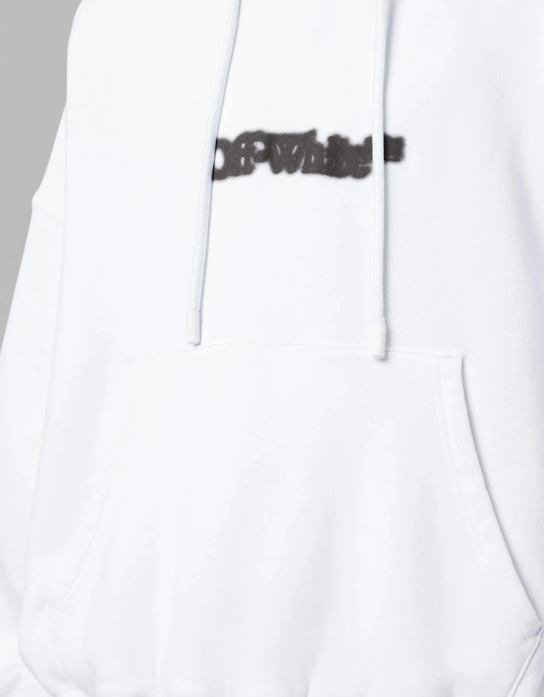 Blurr Book Over Hoodie White