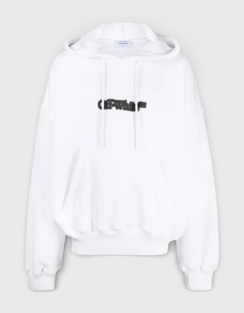 Blurr Book Over Hoodie White