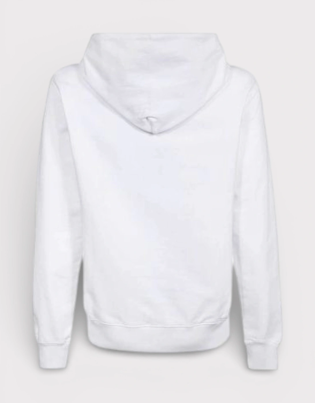 Single Arrow Slim Zip Hoodie White
