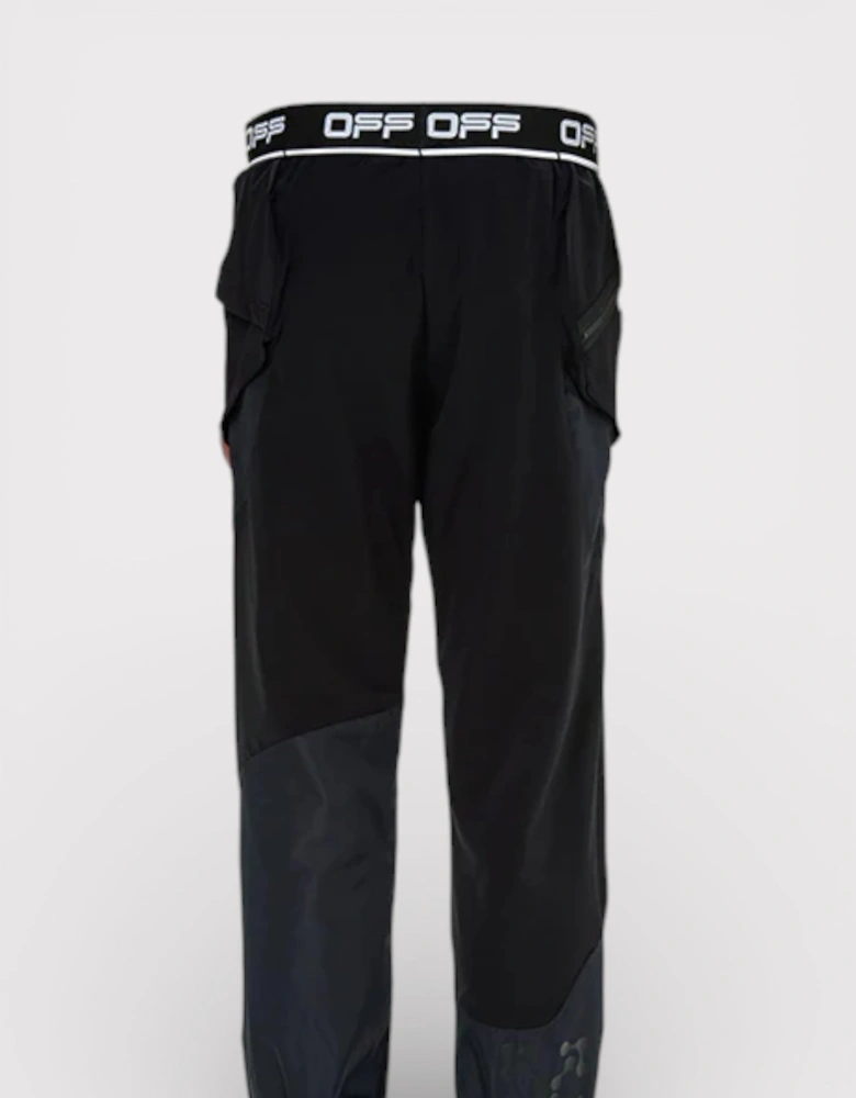 Active Technical Joggers Black White