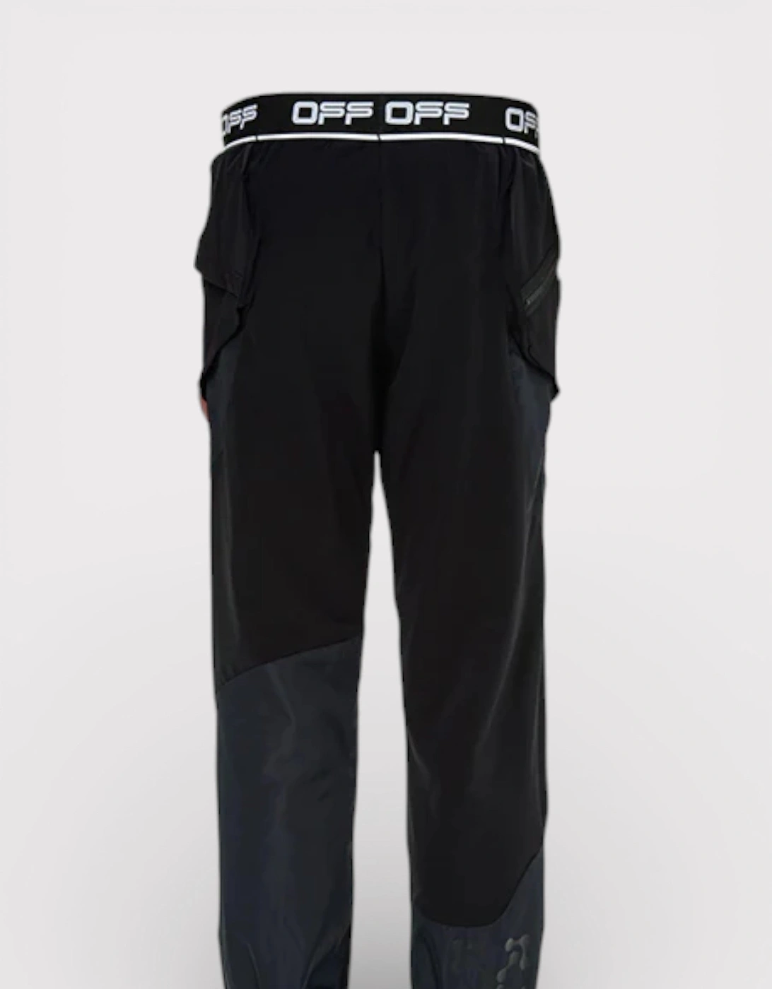 Active Technical Joggers Black White