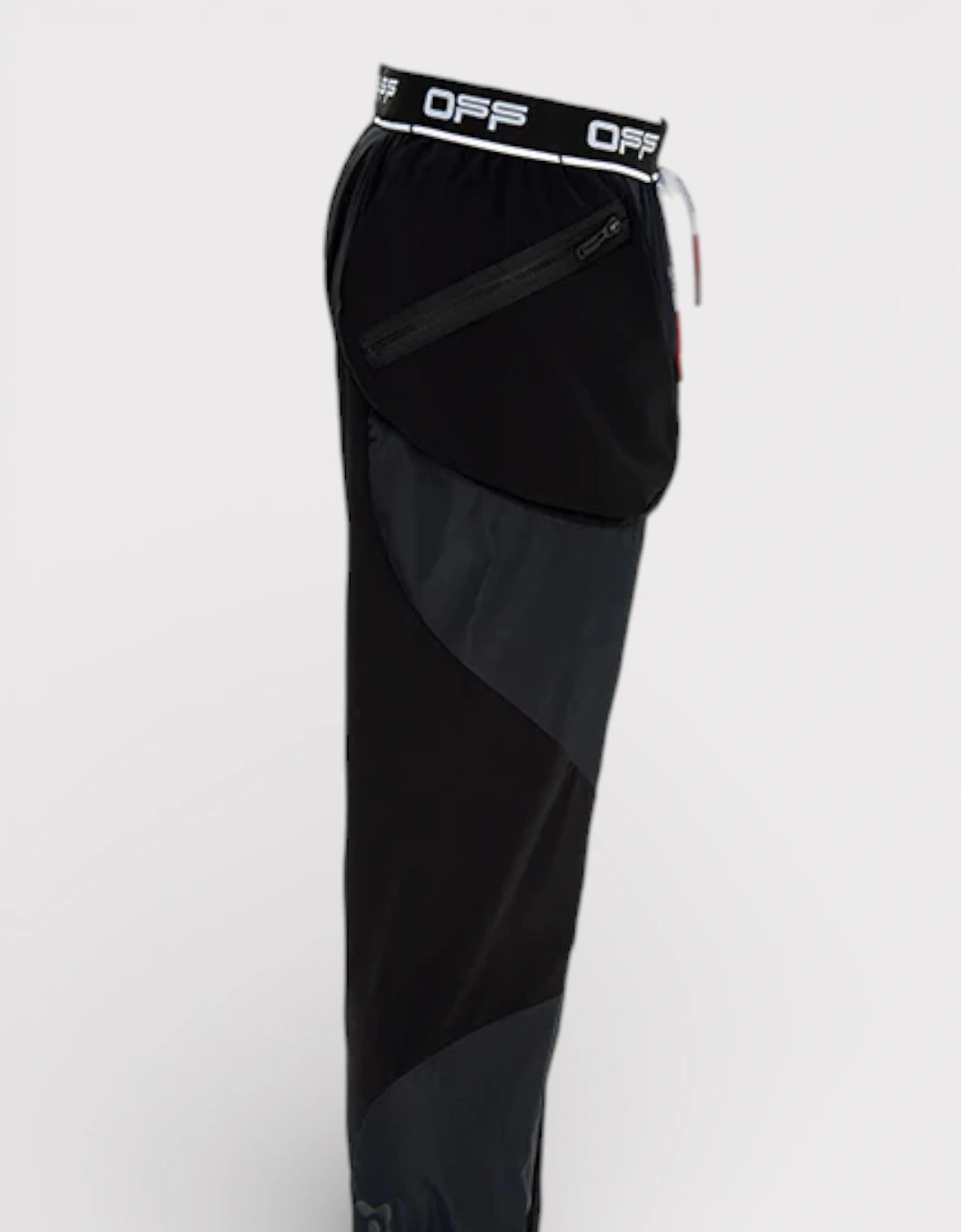 Active Technical Joggers Black White