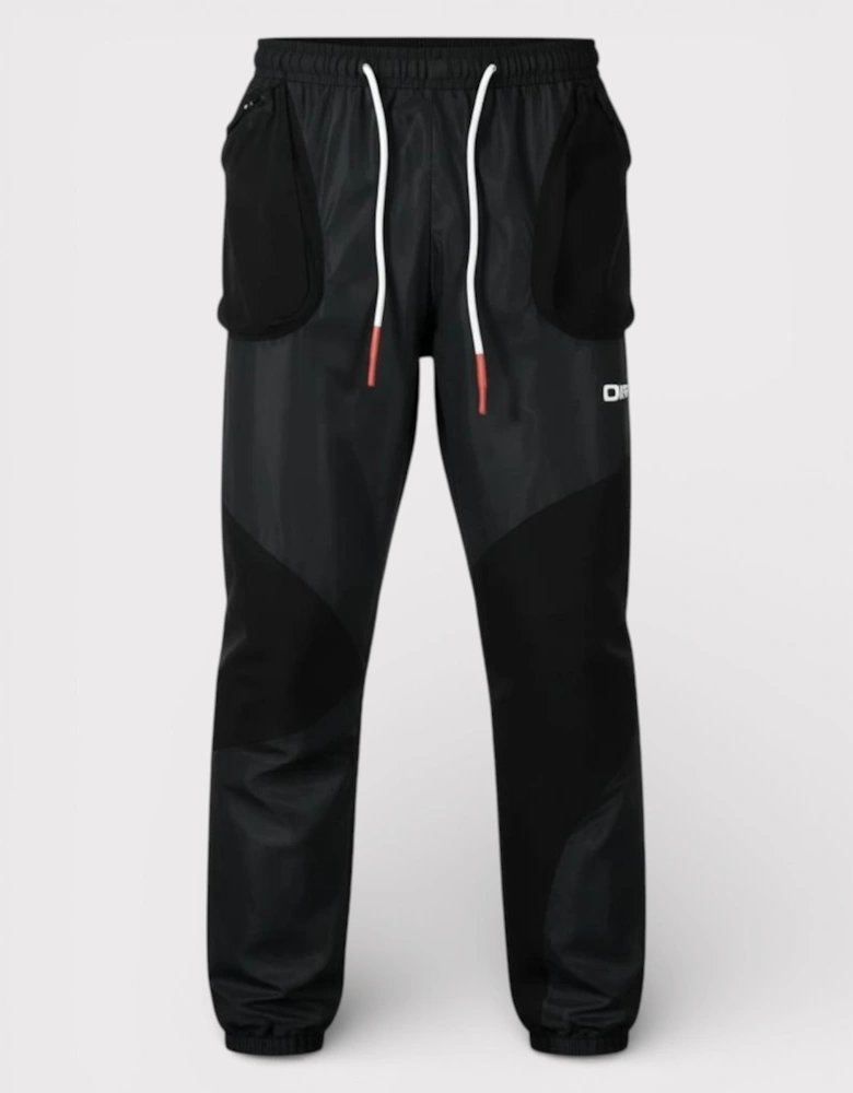 Active Technical Joggers Black White