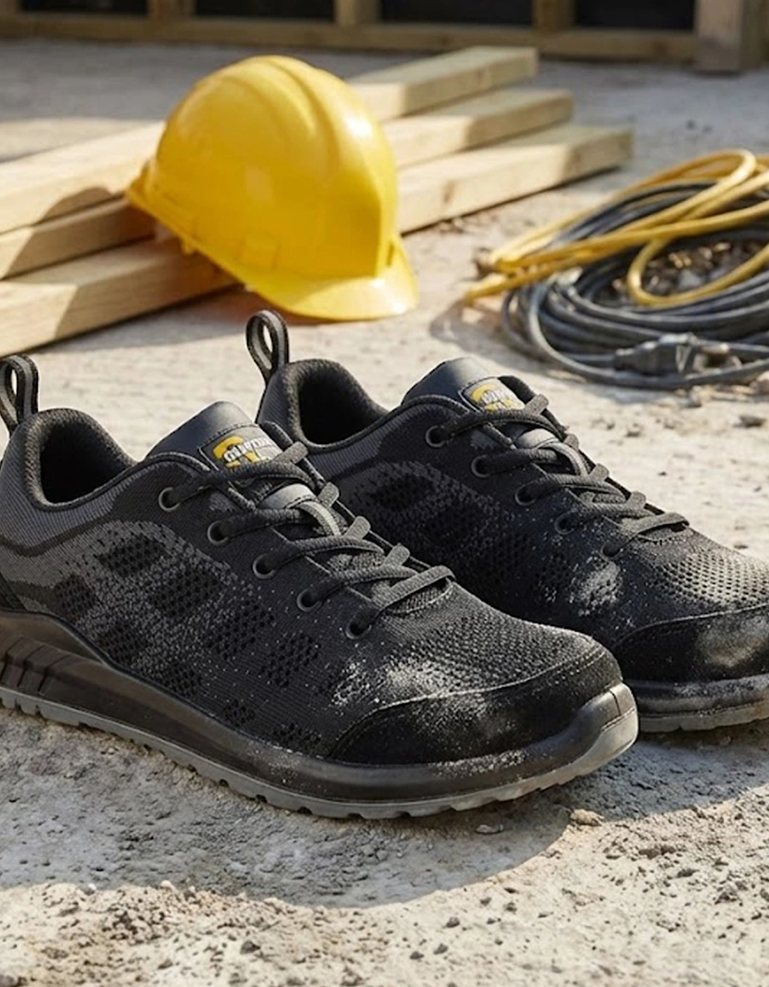 M219F Unisex Safety Trainers Black/Grey