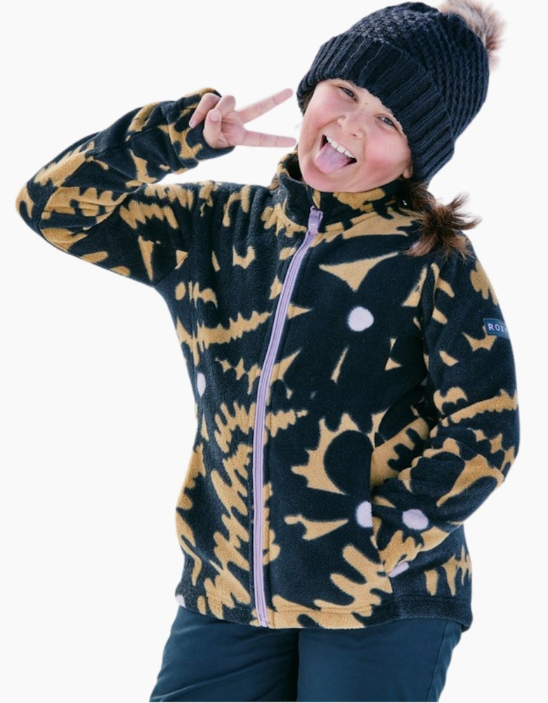 Kids Windyspirit Girl Breathable Full Zip Fleece