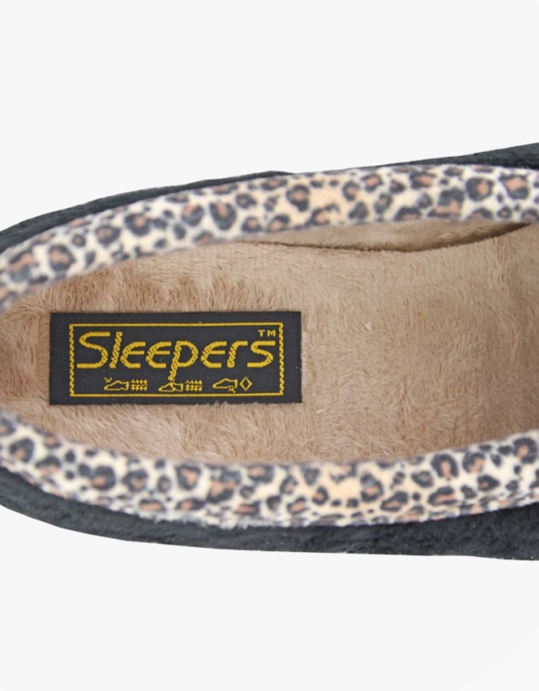DAWN Womens Full Slippers Slippers Burgundy/Ocelot