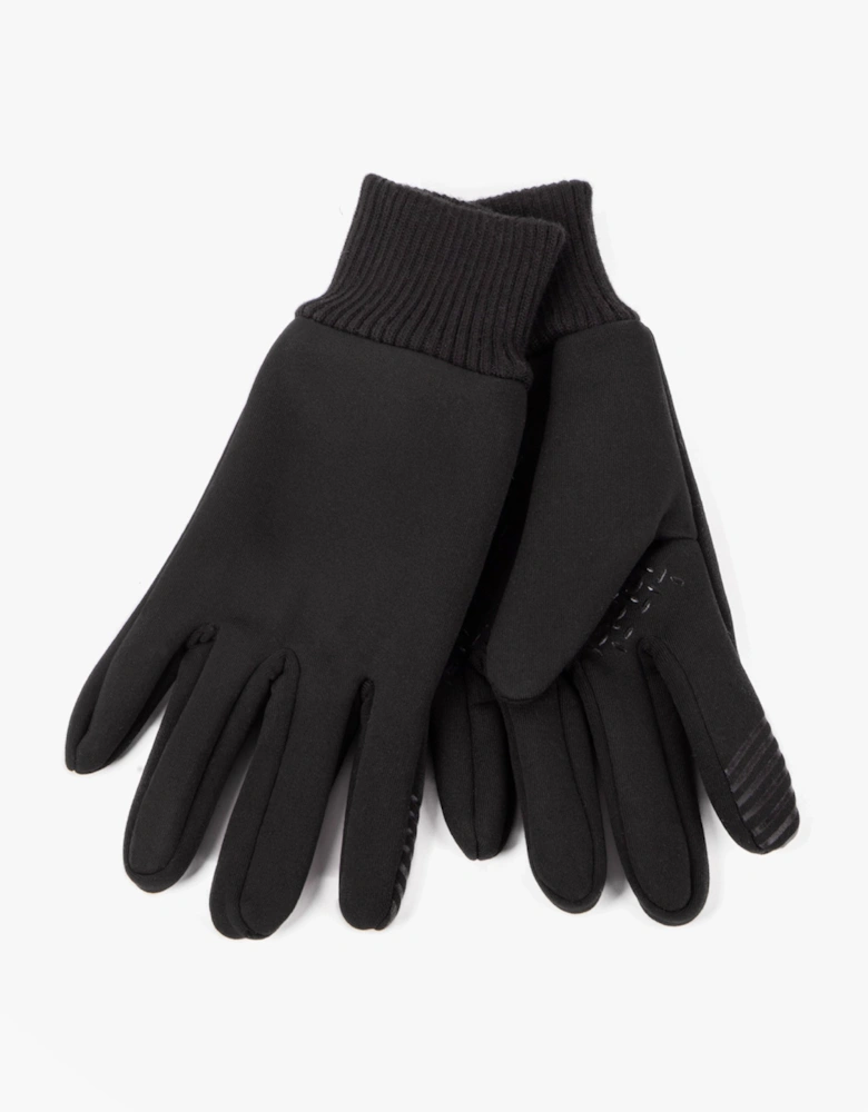 Toasties THERMAL DOUBLE LINED KNITTED Mens Touchscreen Gloves Black