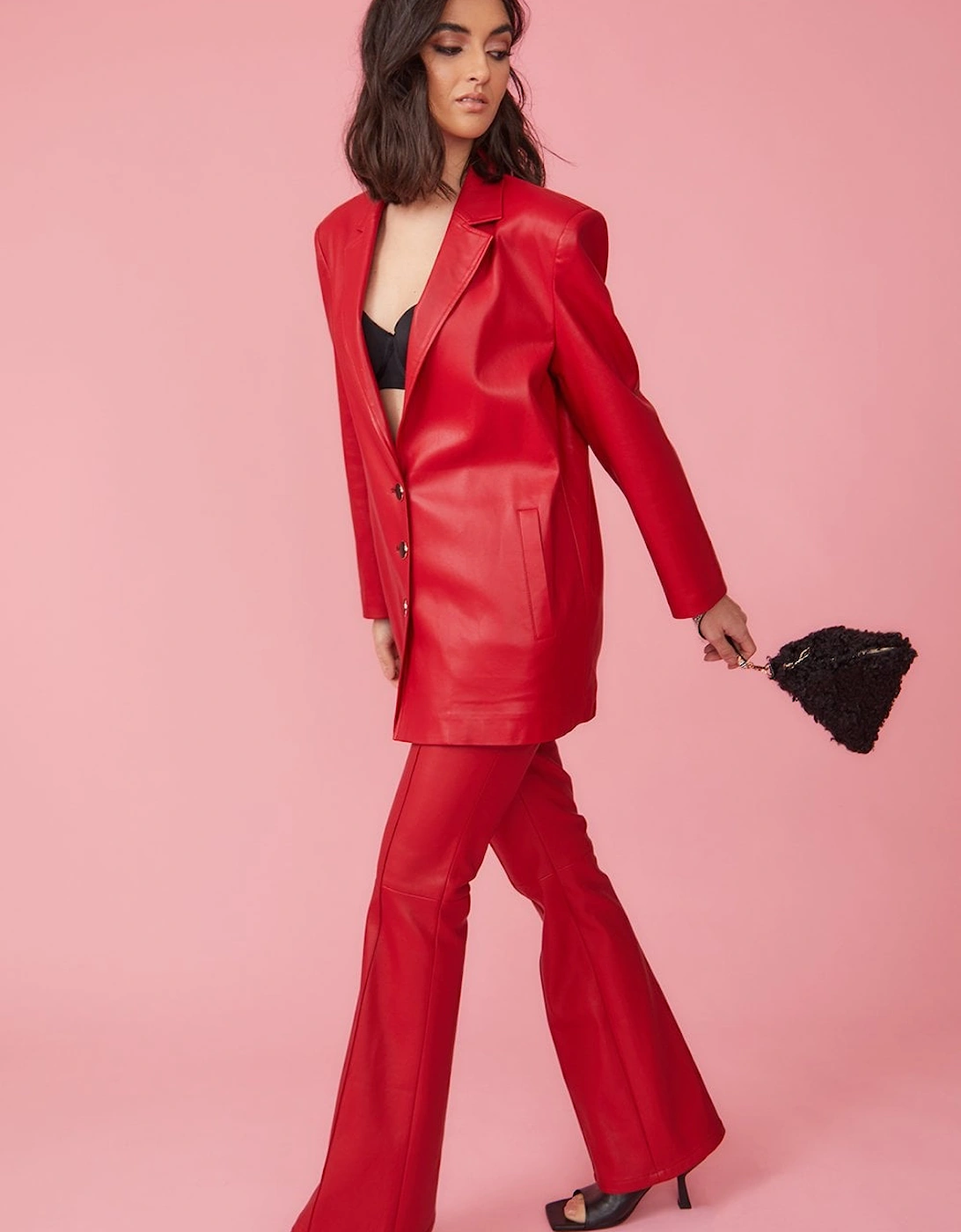 Black Elsa Faux Fur Bag, 6 of 5