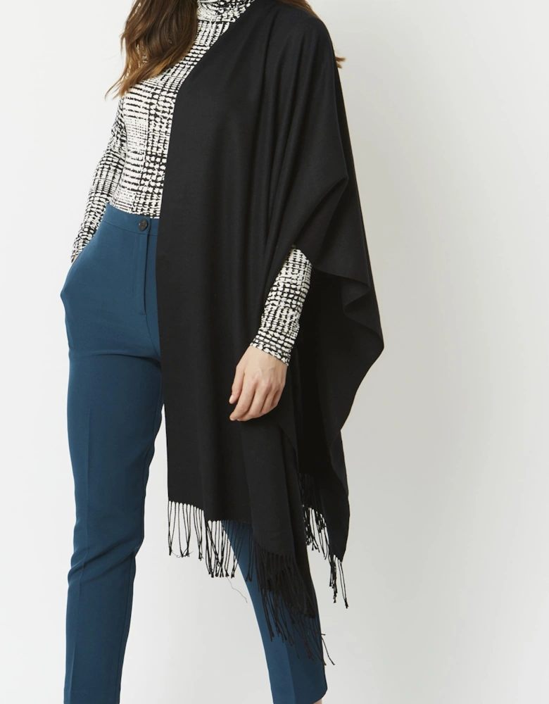 Black Cashmere Blend Scarf