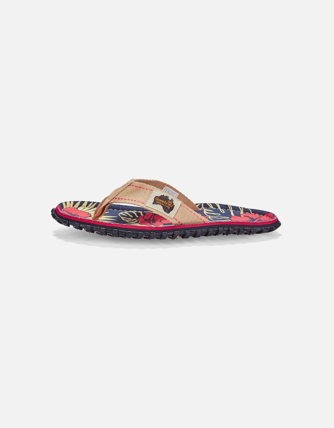 Islander Flip-Flops - Men's - Denim Hibiscus