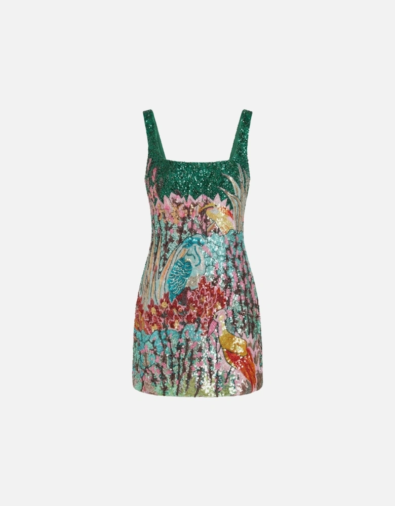 Montrose Green Mini Dress