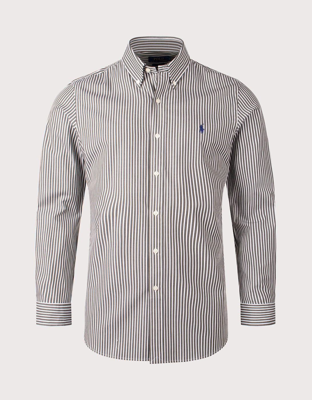 Custom Fit Striped Stretch Poplin Shirt, 4 of 3
