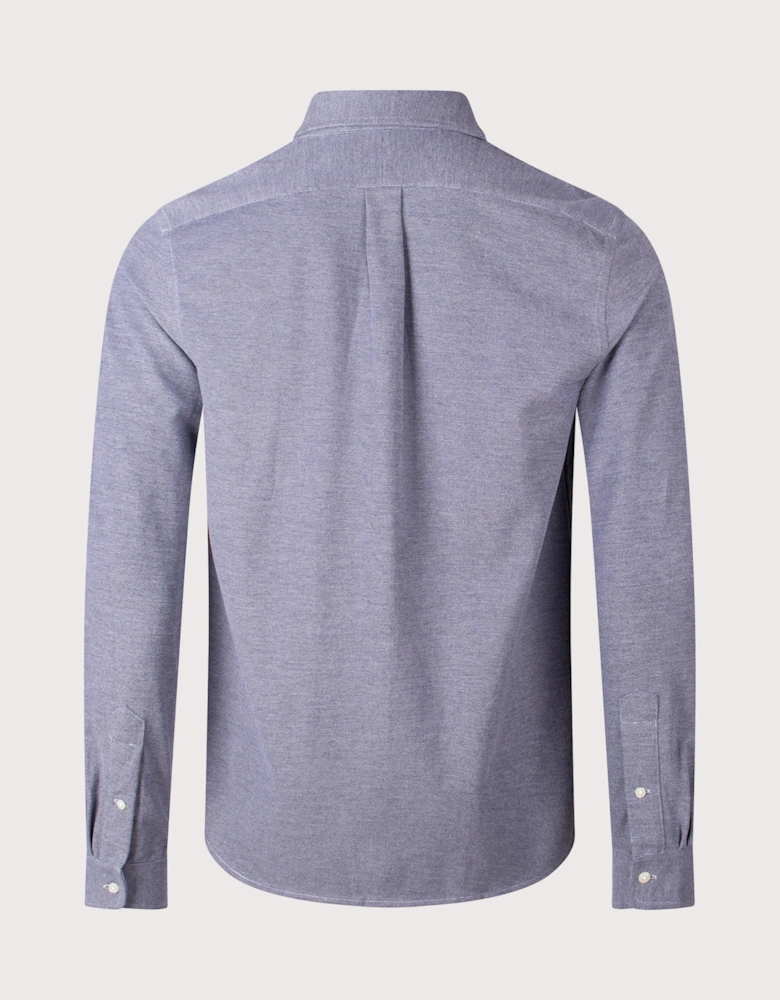 Mesh Knit Oxford Shirt