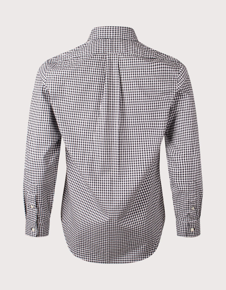 Custom Fit Plaid Twill Shirt